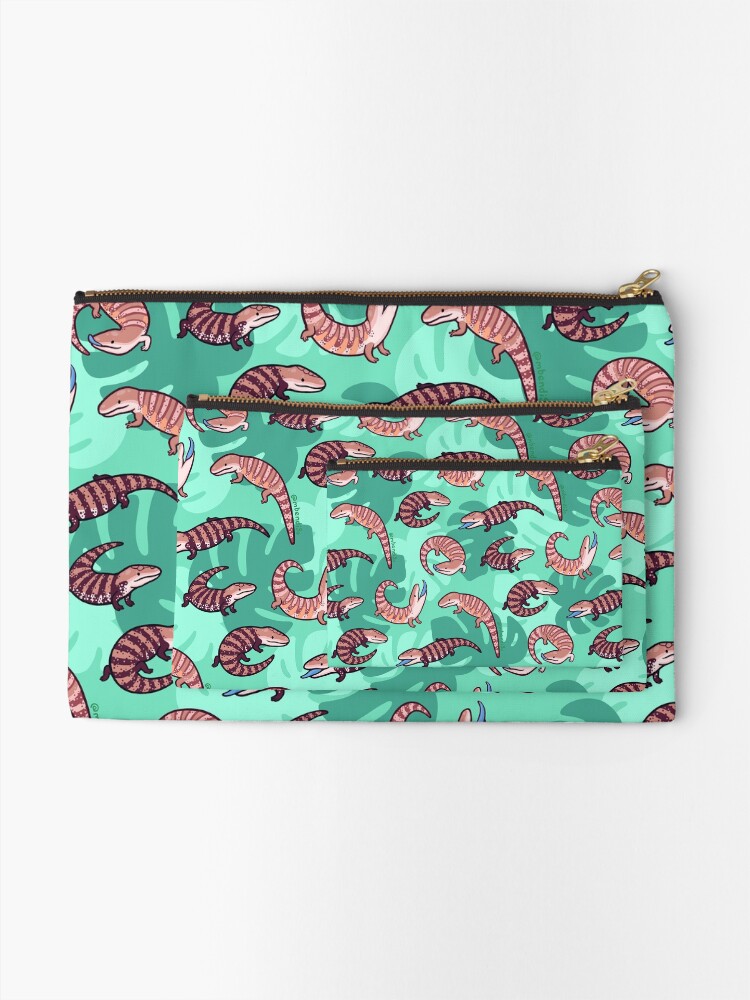 Thumbnail 2 of 4, Zipper Pouch, Blue Tongue Skink designed and sold by Macbendigo.
