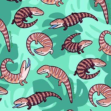 Artwork thumbnail, Blue Tongue Skink by Macbendigo