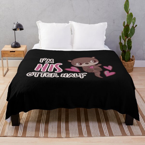 Item preview, His Otter Half - Cute Partner Look For You, Otter designed and sold by maddinstgt.
