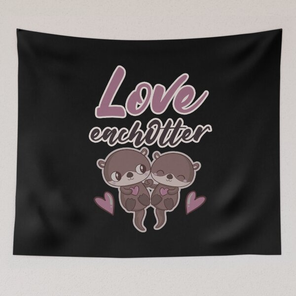 Item preview, Love Each Otter - Sweet Otter Love Funny Saying designed and sold by maddinstgt.