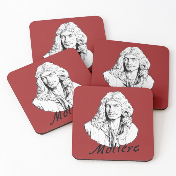 Item preview, Molière, portrait, signature designed and sold by voicivoila.