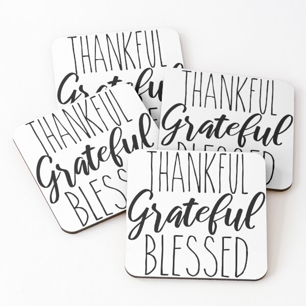 Item preview, Thankful Grateful Blessed designed and sold by Lindsey Fletcher.