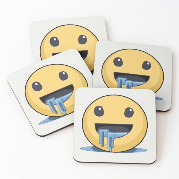 Item preview, drooling emoji designed and sold by ZiphGames.