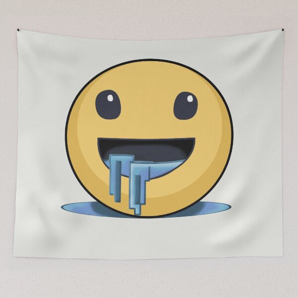 Item preview, drooling emoji designed and sold by ZiphGames.