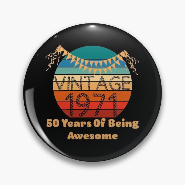 Item preview, Vintage 1971 - 50th Birthday designed and sold by Rami Khalifah.