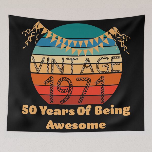 Item preview, Vintage 1971 - 50th Birthday designed and sold by Rami Khalifah.