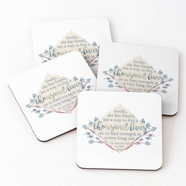 Item preview, addie larue books thousand lives quote designed and sold by lovely-lyrics.