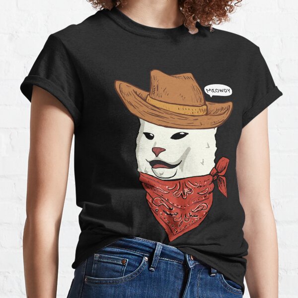 New Short Sleeve T Shirt Cowboy Cats Size s 5X