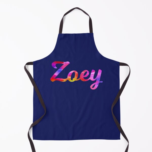 Item preview, Zoey girl's name multi-color fun designed and sold by ComicKitsch.