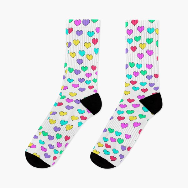 Item preview, coloful hearts, hearts pattern, love, sticker, heart, romantic, designed and sold by prteacool.