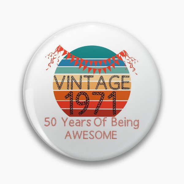 Item preview, Vintage 1971 - 50th Birthday designed and sold by Rami Khalifah.