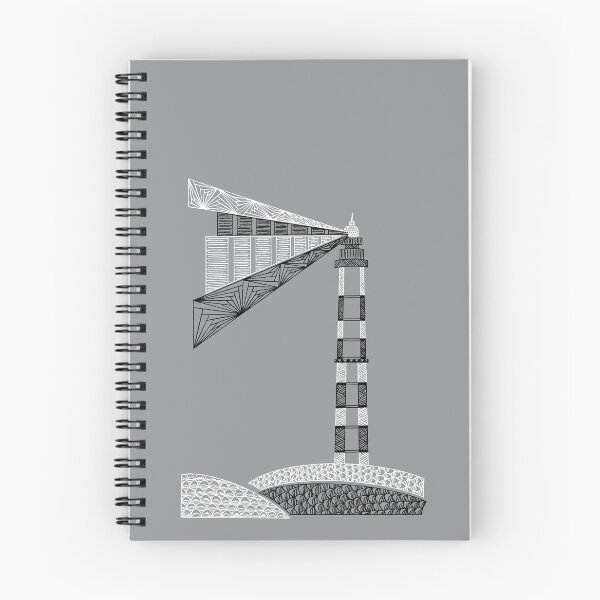 Item preview, Lighthouse in Zentangle pattern Graphic line Art  designed and sold by CarolFreire.