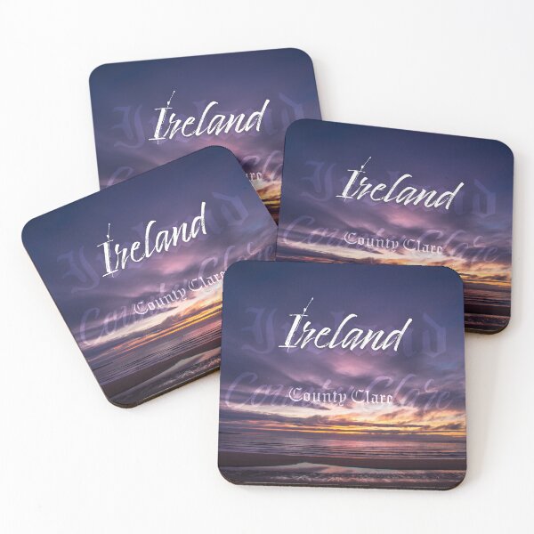 Item preview, IRELAND, County Clare  - Doughmore Dusk- Irish Landscape designed and sold by AOKeeshkaPhotos.