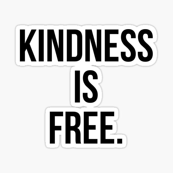 Kindness Stickers - Free communications Stickers