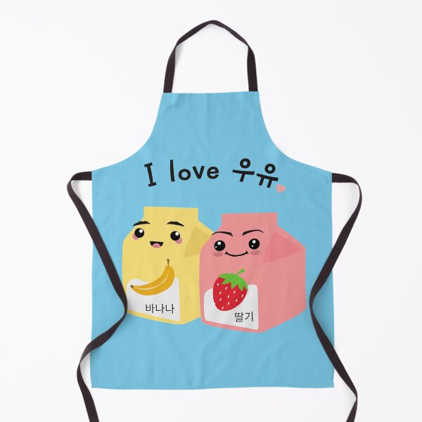 Item preview, I love 우유. (uyu) Korean Banana & Strawberry Milk designed and sold by SeoulJourner.