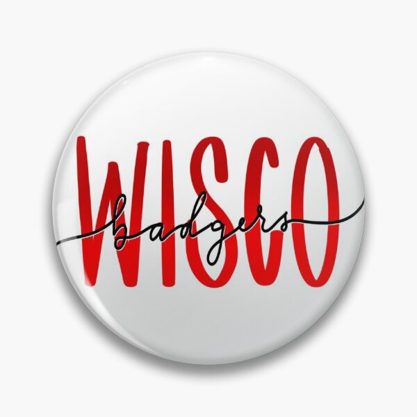 Item preview, Wisco badgers cursive design designed and sold by Lia Moran.