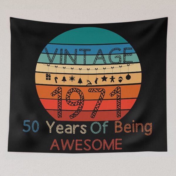 Item preview, Vintage 1971 - 50th Birthday designed and sold by Rami Khalifah.