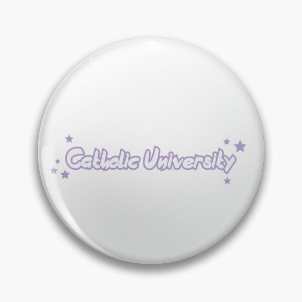 Item preview, Large Funky w/ Lavender Outline Catholic University of America Design designed and sold by kerryperegrine.