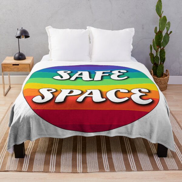 Item preview, Safe Space LGBTQ+ heart prideflag rainbow flag | support lgbtq youth designed and sold by LolioGifts.