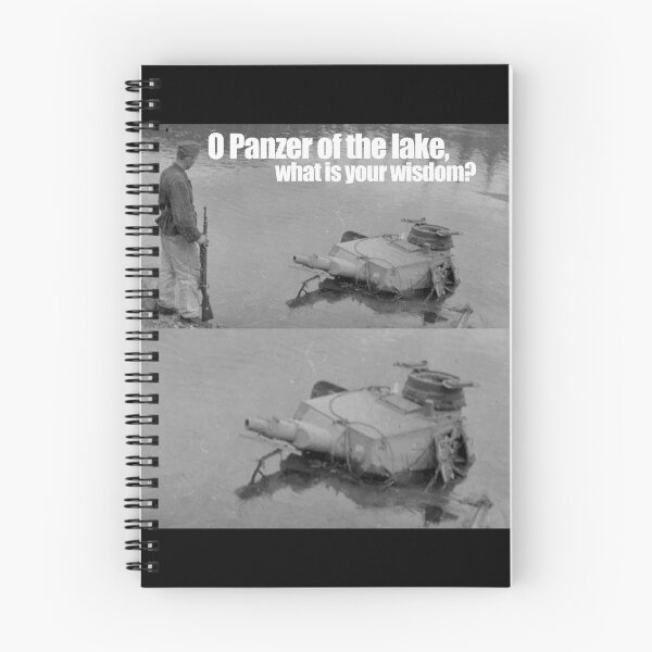 Item preview, O Panzer Of The Lake What Is Your Wisdom? Meme designed and sold by Altohombre.