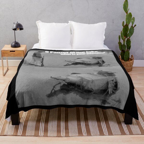 Item preview, O Panzer Of The Lake What Is Your Wisdom? Meme designed and sold by Altohombre.