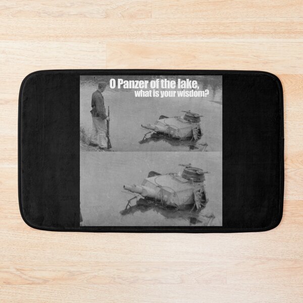 Item preview, O Panzer Of The Lake What Is Your Wisdom? Meme designed and sold by Altohombre.