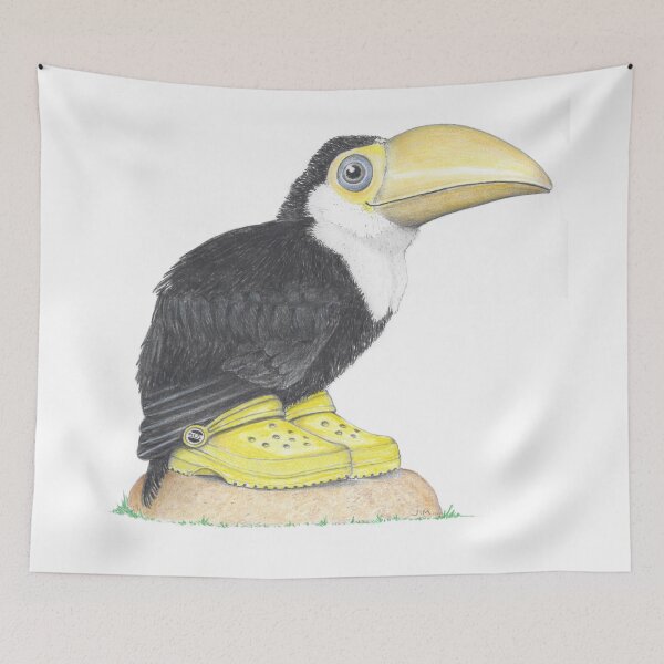 Item preview, Toucan Chick in Clogs designed and sold by JimsBirds.