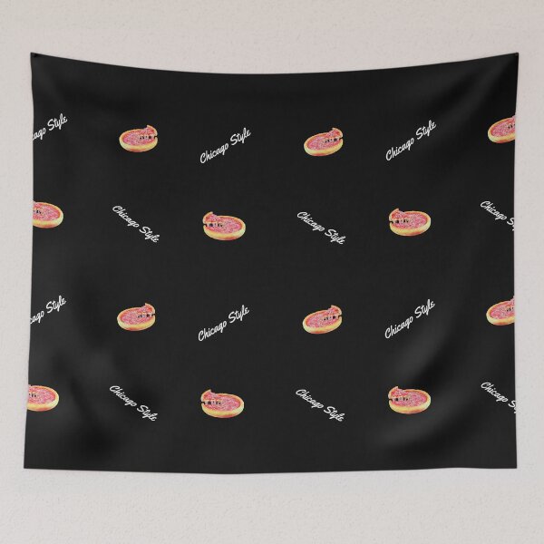 Item preview, Chicago Style Pizza Pattern designed and sold by Dude  Stuff.