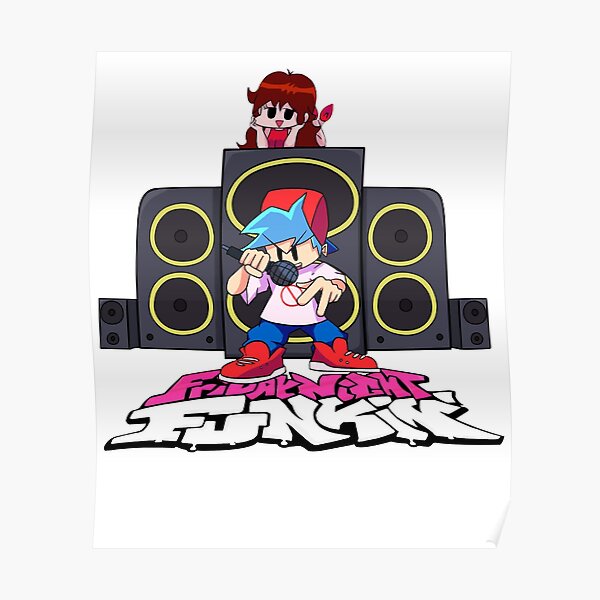 Friday Night Funkin Boyfriend Posters Redbubble 8499