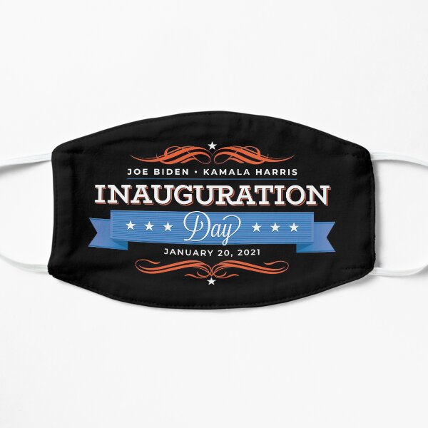 Inauguration Day 2021 Joe Biden Kamala Harris Flat Mask