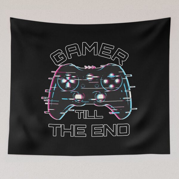Item preview, Gamer Till The End - Console Controller - Hot Pink Baby Blue designed and sold by NoMatterLab.