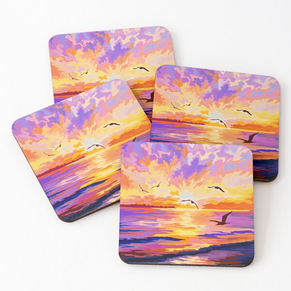 Item preview, Sunset Ocean Look Out designed and sold by GL Digital Artwork .