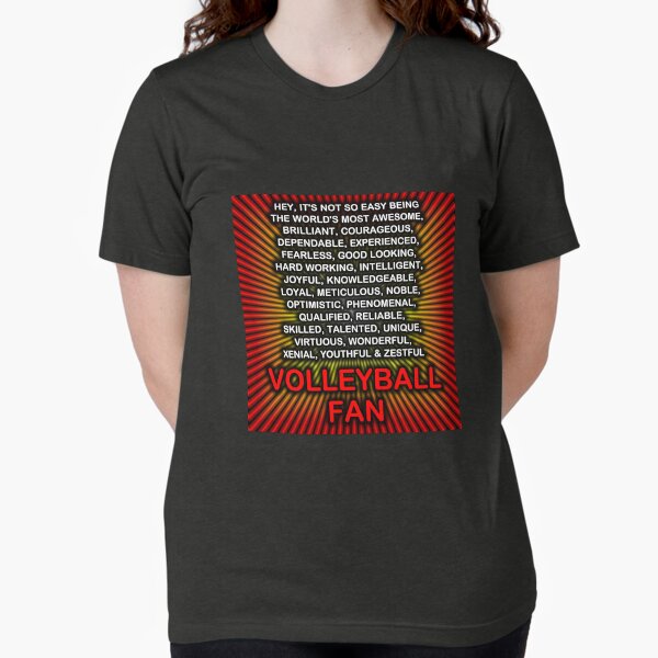 Hey, It’s Not So Easy Being ... Volleyball Fan  Tri-blend T-Shirt