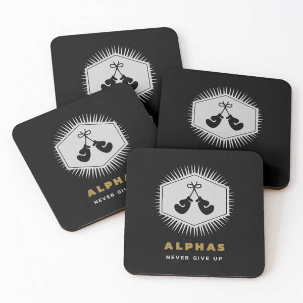 Item preview, Alphas Never Give Up Motivation Boxing Gloves Motif designed and sold by Captivation.