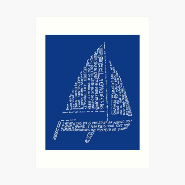 Sailing Tips Art Print