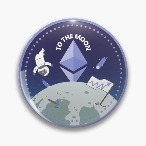 Item preview, Ethereum To The Moon  designed and sold by BonfireBungalow.