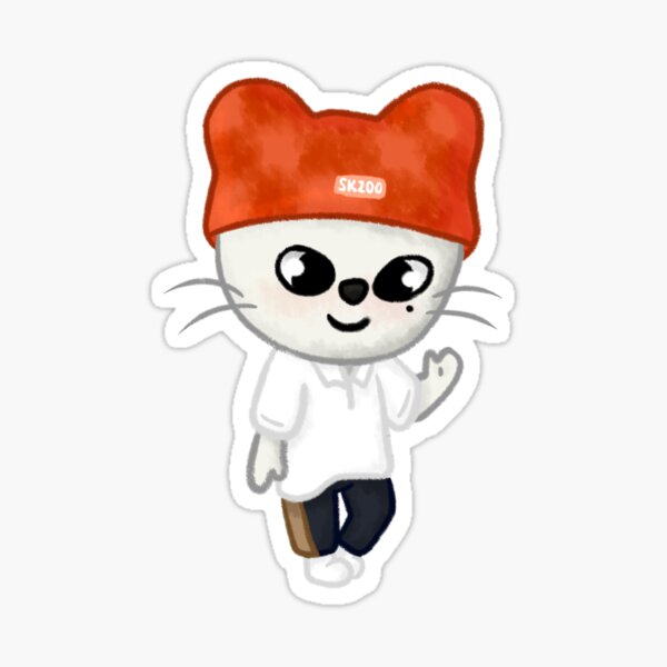 "Stray Kids SKZOO Hyunjin" Sticker for Sale by Hynke | Redbubble