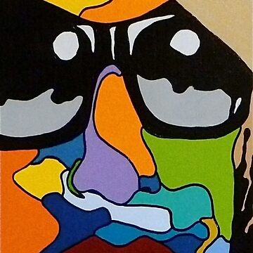 Artwork thumbnail, Model face with sunglasses by ccuylerart