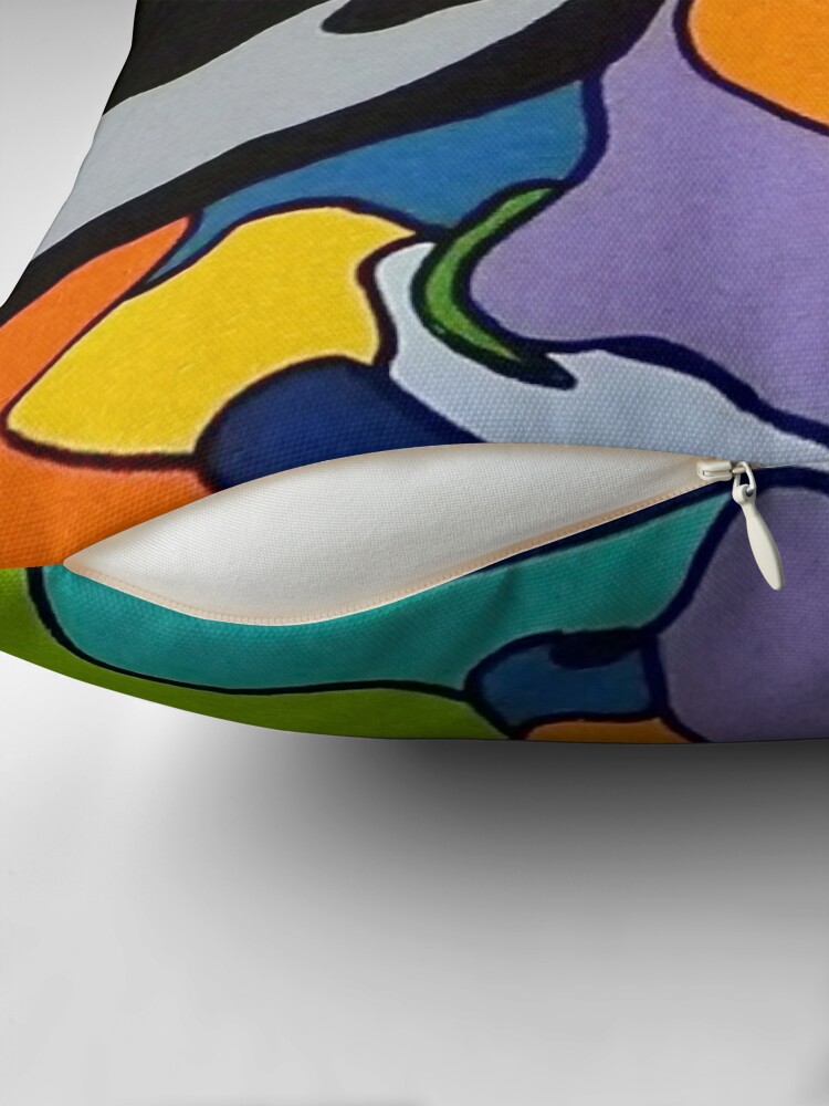Thumbnail 2 of 4, Pillow, Model face with sunglasses designed and sold by ccuylerart.