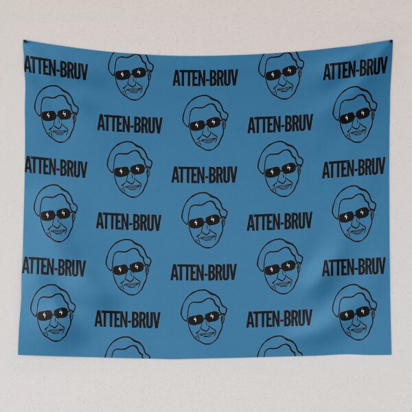 Item preview, Attenbruv (David Attenborough) (dark blue) designed and sold by Attenborough_Fan.