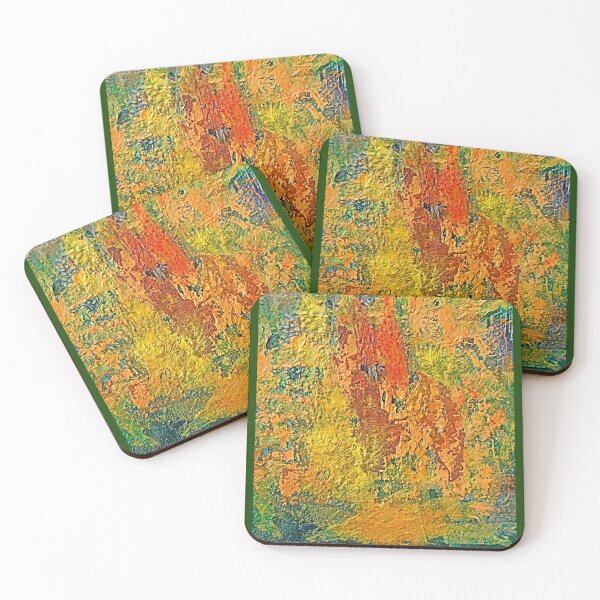 Item preview, Golden Forest Encaustic designed and sold by Aquila Light Pictures.