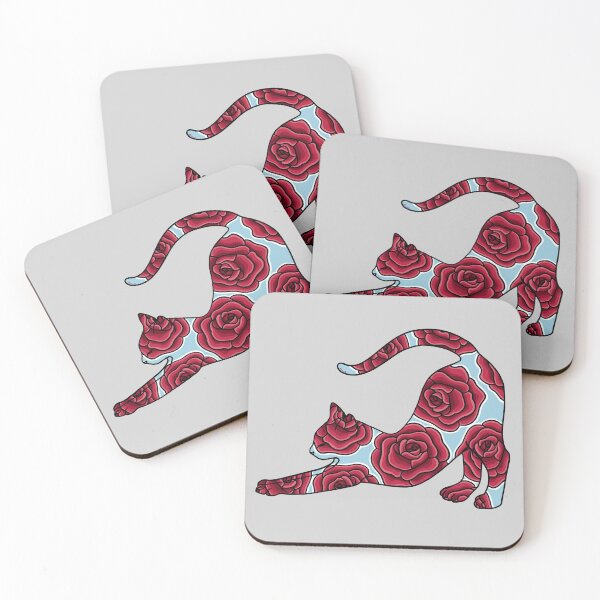 Item preview, Rosey Cat designed and sold by Abbies-Art.
