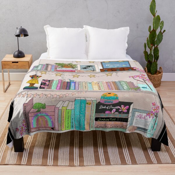 Item preview, Tropical Hawaiian Themed Boho Bear Book Shelf No. 4 designed and sold by Kristi Duggins.