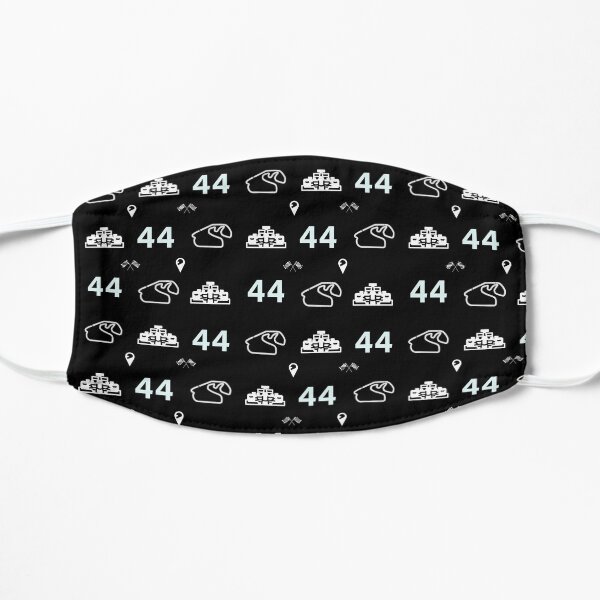 Lewis Hamilton 44 Racing Pattern Flat Mask