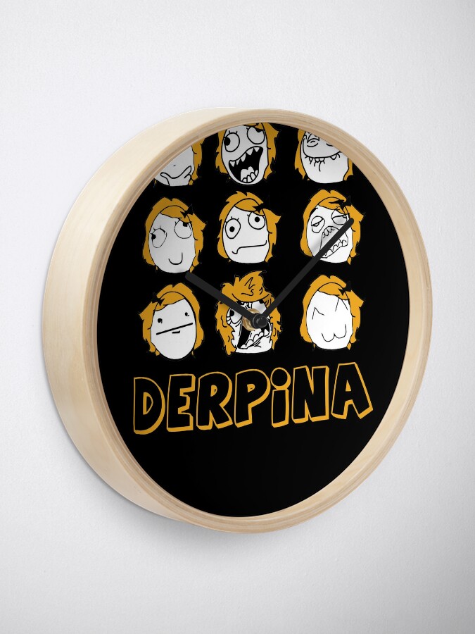 Derpina Meme Rage Comic Fan Art Spiral Notebook for Sale by