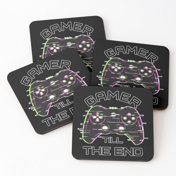 Item preview, Gamer Till The End - Console Controller - Electric Green Hot Pink designed and sold by NoMatterLab.