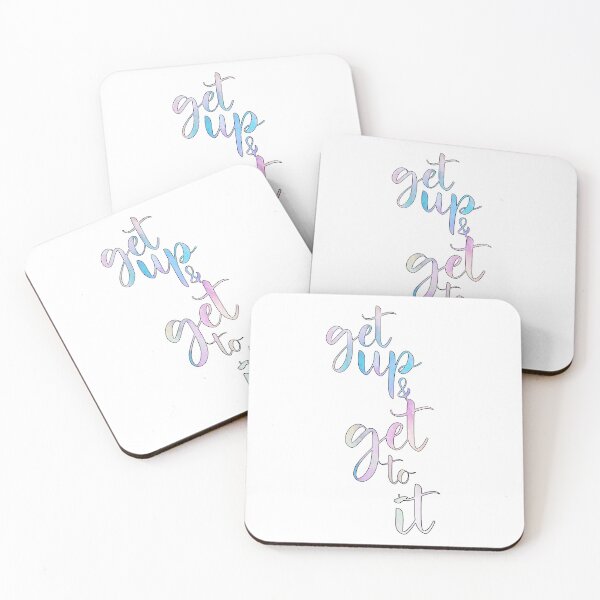 Item preview, Get Up And Get To It designed and sold by TheWriteShoppe.