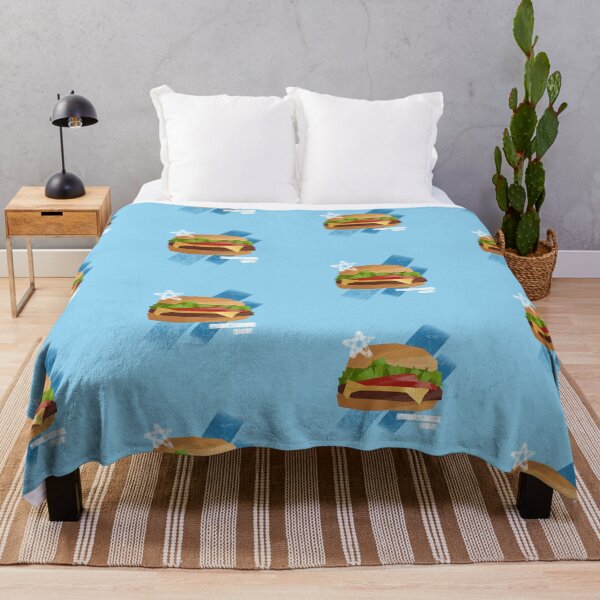 Item preview, Geometric Cheeseburger With Awesome Backdrop designed and sold by Rocket-To-Pluto.