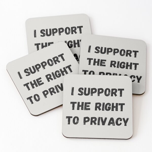 Item preview, I Support the Right to Privacy designed and sold by coloronym.