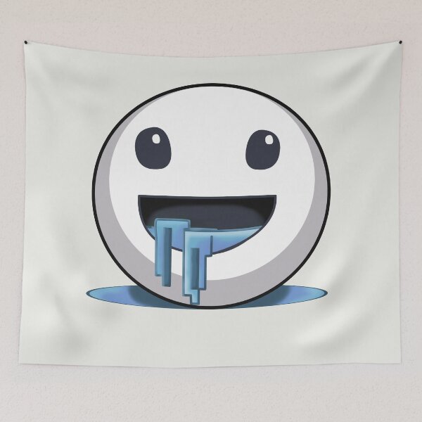 Item preview, drooling emoji designed and sold by ZiphGames.